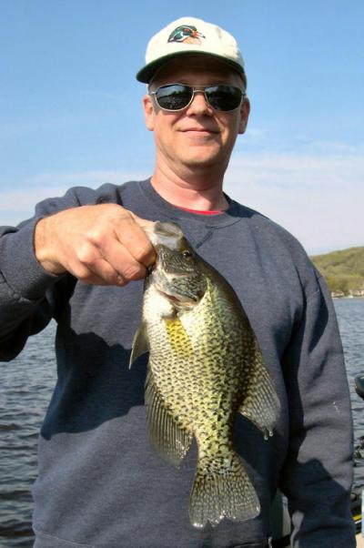 Scott Billings with a nice crappie