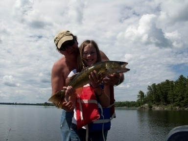 Casidi Pullar of International Falls, MN caught this 24