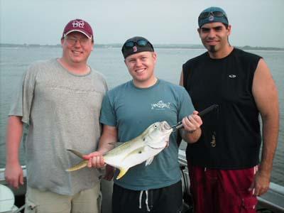 First hook-up...this one pulled in 1 foot of water!