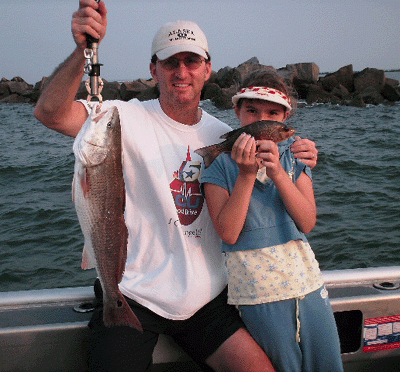 Redfish and Mangrove Snapper