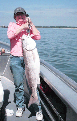 23 pound Redfish for Maryanne