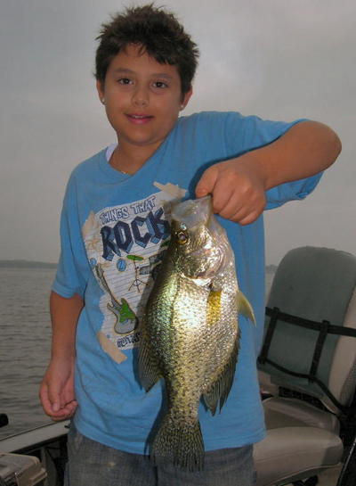 Victor Abbate's big Lake Wisconsin Crappie