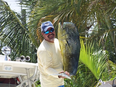 Al with Gaffer Dolphin 5/17/09