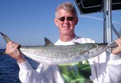 Nice Spanish Mackerel caught fishing w/ Captain Steven aboard Angling Adventures