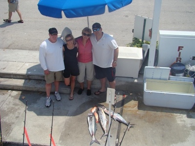 Afew of the kings we caught on the13 of April along with a sailfish we released