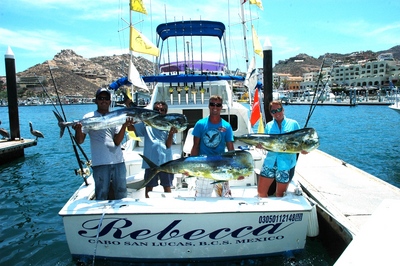 Aug 10th - Amanda Kacal and Kurt Sanders from Katy, TX had a wonderful day aboard Rebecca