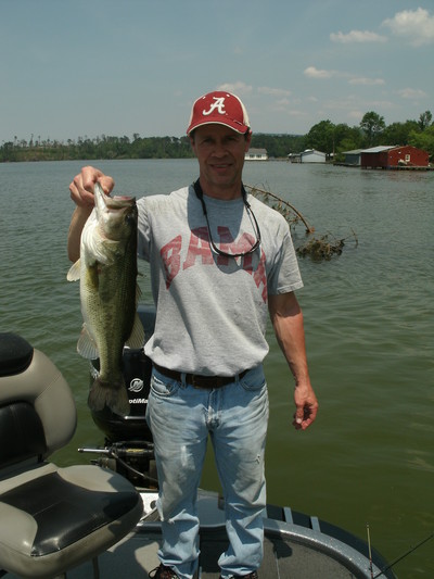 Roll Tide! What a Guntersville lake summertime bass!