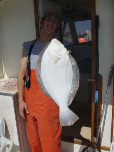 The mate, Joe holds up a Doormat