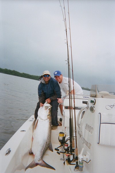 117 Pound Tarpon Caught on 20lb test line