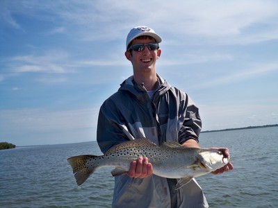 Bill with a big Indian River trout