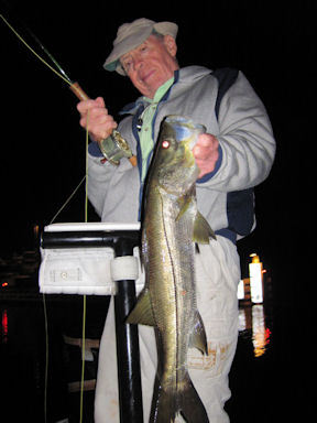 Bill Rhodes Venice fly night snook