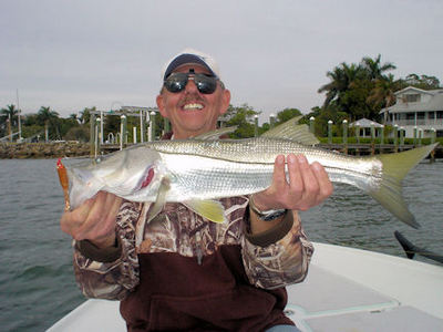 Bill Walterhoefer's Roberts Bay CAL jig snook caught with Capt. Rick Grassett