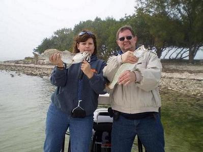 Boots and Terry with their Trout