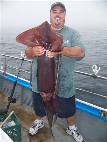 Bubba's first squid