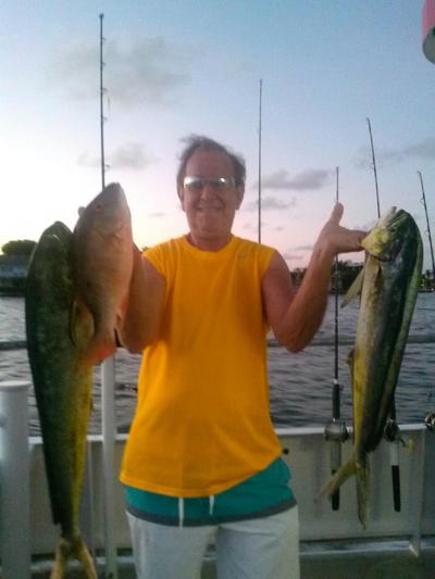 Dolphin and snapper caught drift fishing