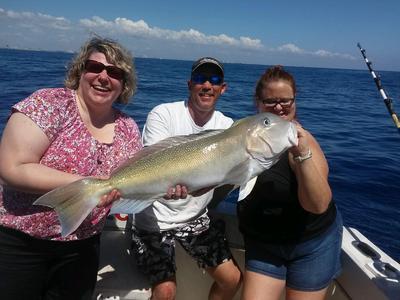 Big golden tilefish just caught in Fort Lauderdale