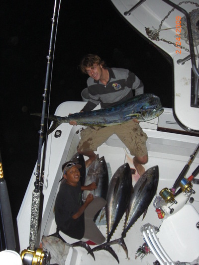 Tuna in the boat
