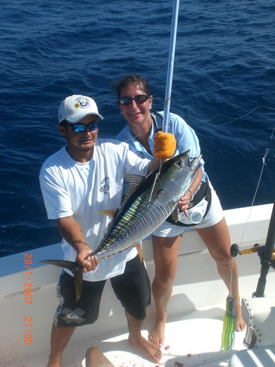 Shashimi on board Pez Espada