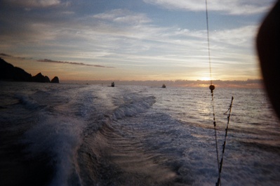 Beautiful sunrise as always in Cabo.
