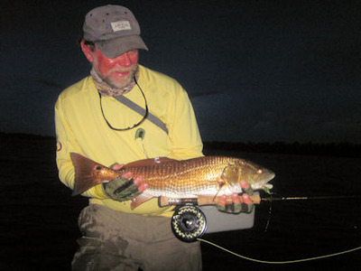 Capt. Rick Grassett  Pine Island Sound Grassett Flats Minnow fly redfish with Capt. Rick DePaiva