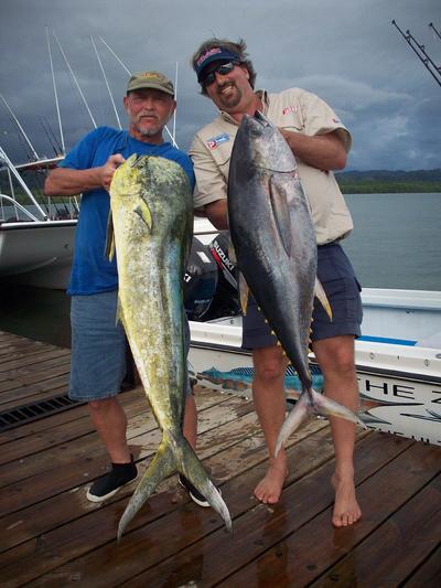 Capt Sloan and George, Tuna Mahi combo
