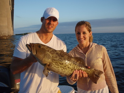 GROUPER FISHING IN THE BAY!