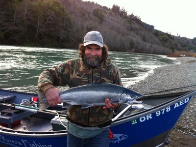 A nice Chetco River hatchery fish.