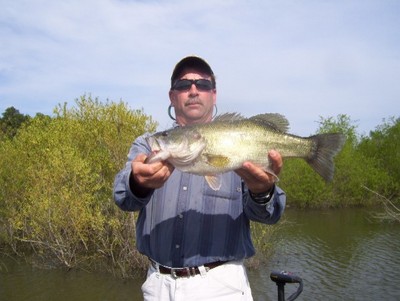 Kevin Baxter with a Rayburn Bass