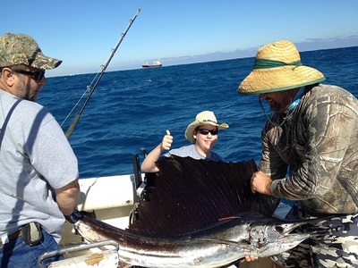 Hunter first sailfish