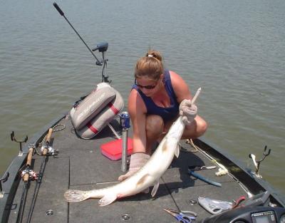 15lb-11oz Longnose Gar!