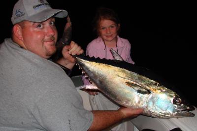5yr old Megan with her tuna!