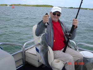 Glenn Cope with his 8 lb Gafftop!