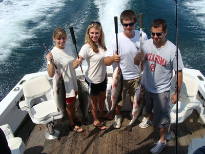 Gray Family with fish..