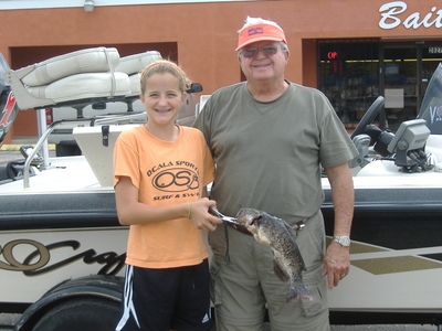 Reilly caught the big fish of the day this nice cat