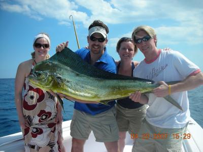The Henrickson party with a big Bully on board New Lattitude