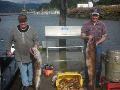 Some great Lingers and a bucket of Crab