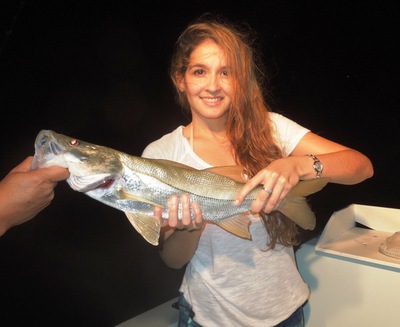 First snook for Andrea