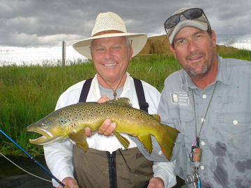 Dennis Kinley's Stone Creek fly brown trout