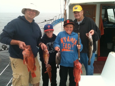 Jason, Don, Scott & Steve Dill with limits