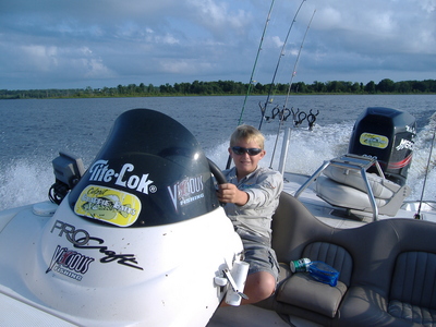 Dustin is getting old enough now I am training him so I can have a day off