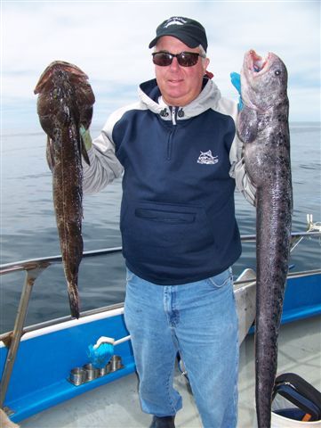 Great Eel for  variety, caught on a shrimpfly