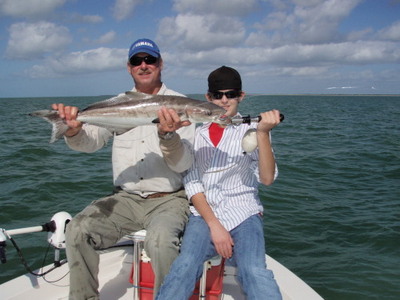 Evan C and a Flamingo caught cobia