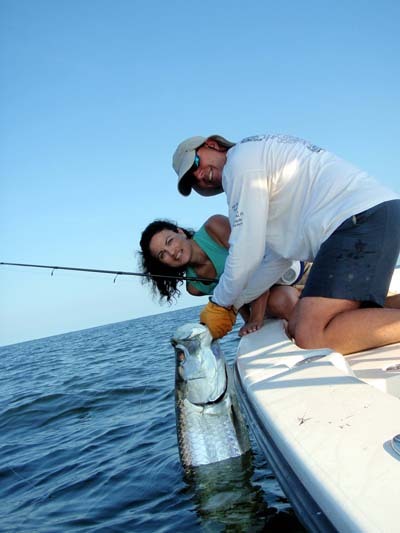 Tarpon were hungry in the mornings all week