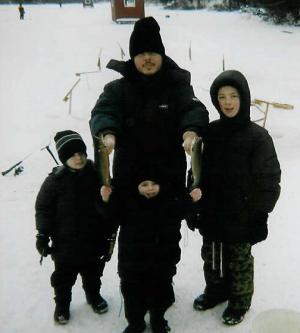 4 male Lumbrosos, 2 male trout.