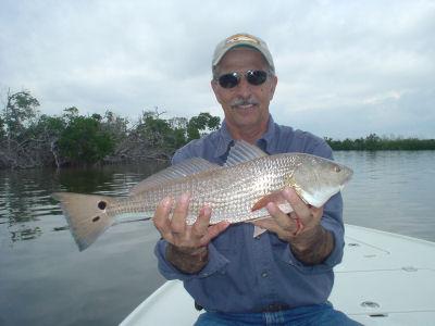 Firman Schlabaugh, from Sarasota, FL, caught this nice red in Turtle Bay on a CAL jig with a shad tail while fishing with Capt. Rick Grassett.