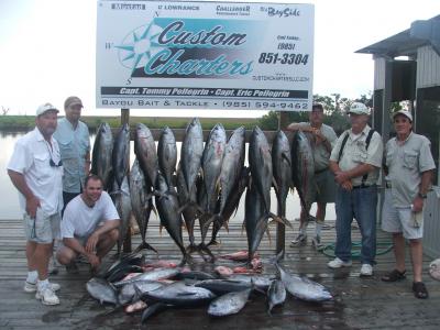 14 Yellow fin and a few black fin made for a great day.