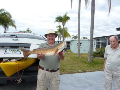 One our Diamond Club Members with his best Redfish.