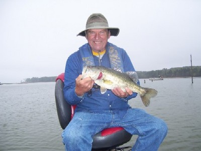 Ray Dikeman with a Rayburn Bass