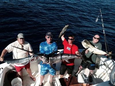 Swordfish and mahi-mahi