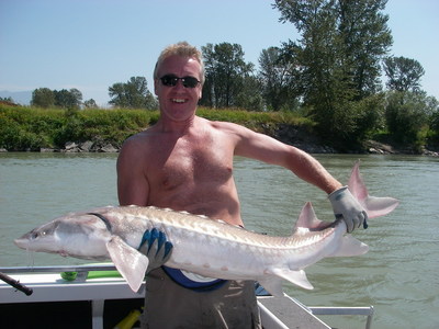 great weather and Sturgeon fishing are common friends from June to September
